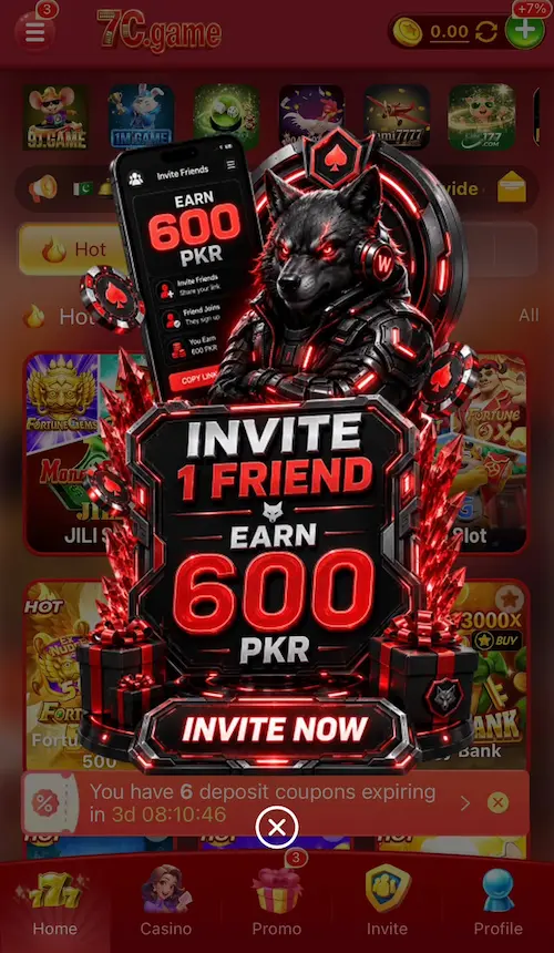 7C Invite Bonus