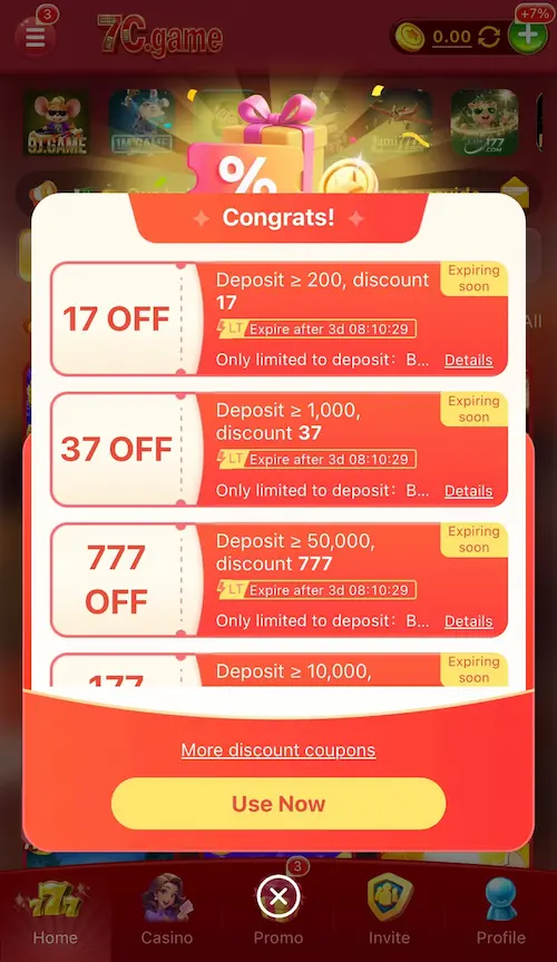 7c Game Bonus System